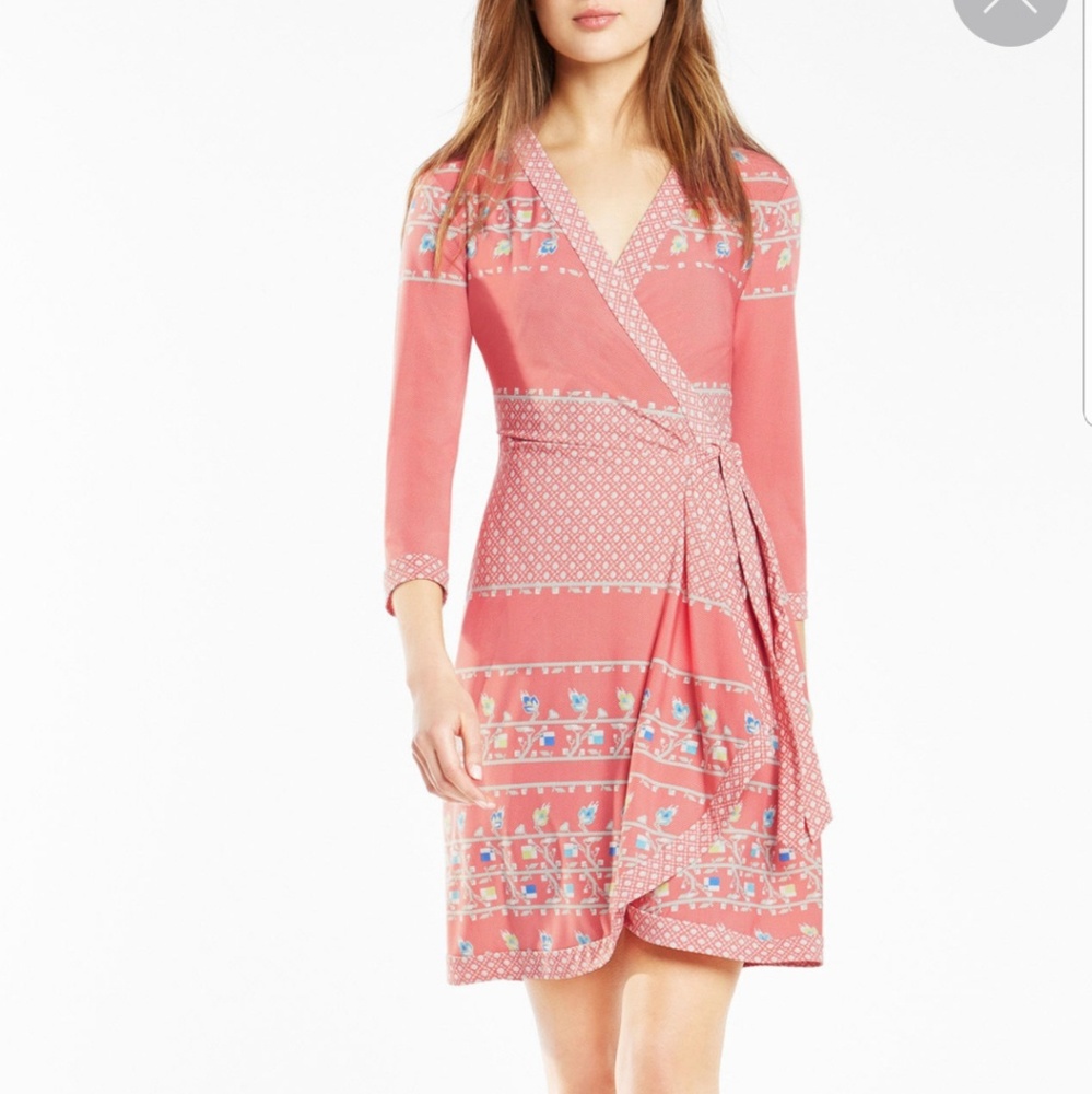 Adele Floral Print Wrap Dress
